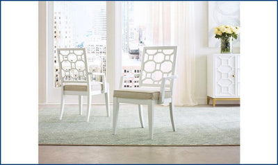 Chelsea by Rachael Ray Lattice Back Side Chair (Set of 2)-Dining Side Chairs-Leahyco