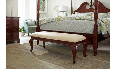 CHERRY GROVE BED BENCH-Benches-Leahyco