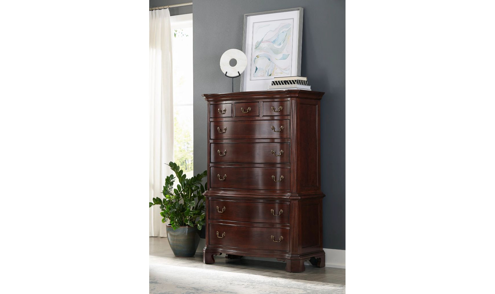 CHERRY GROVE CHEST ON CHEST-Storage Chests-Leahyco