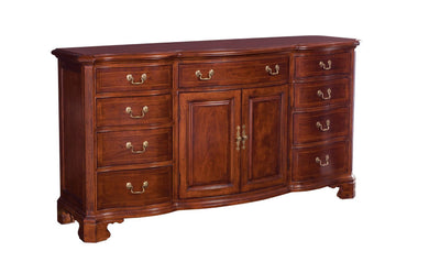 CHERRY GROVE DOOR TRIPLE DRESSER-Dressers-Leahyco