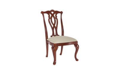 CHERRY GROVE PIERCED BACK SIDE CHAIR-Dining Side Chairs-Leahyco