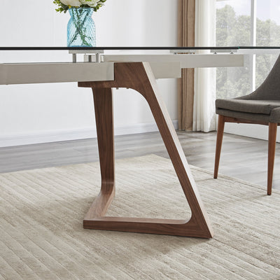 Class Extendable Dining Table-Dining Tables-Leahyco