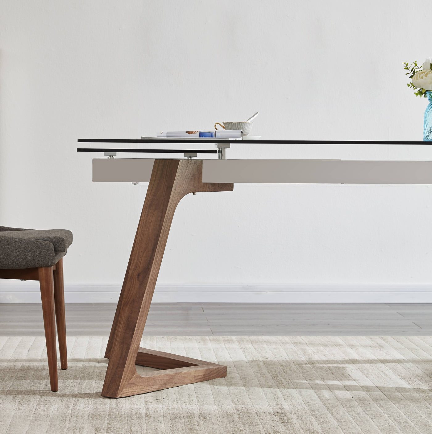 Class Extendable Dining Table-Dining Tables-Leahyco