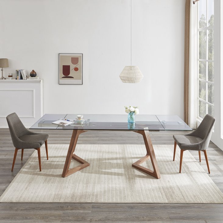 Class Extendable Dining Table-Dining Tables-Leahyco