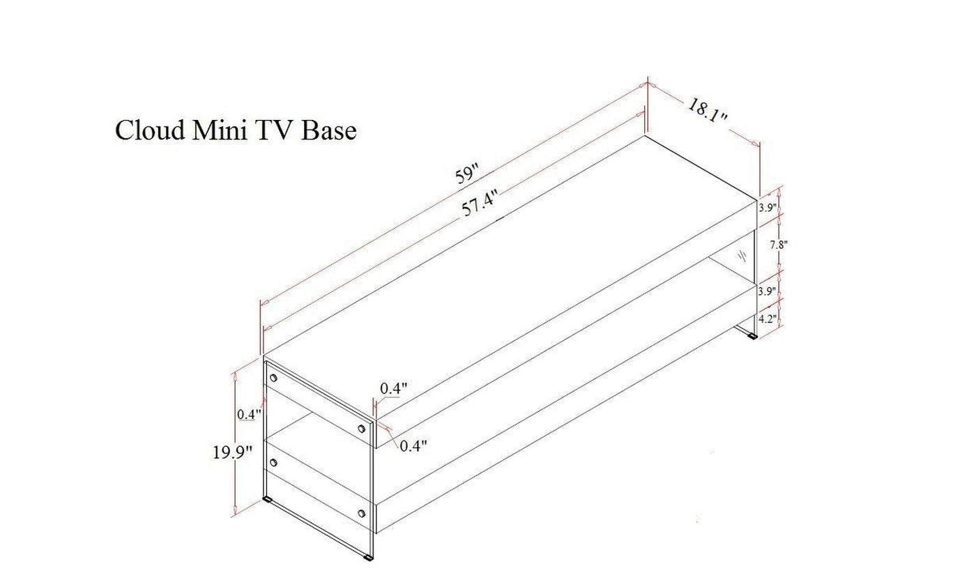 Cloud TV Base-Tv Stands-Leahyco