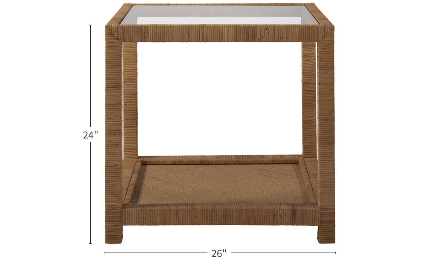 Coastal Living Escape Long Key End Table-End Tables-Leahyco