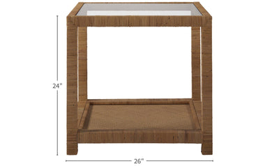 Coastal Living Escape Long Key End Table-End Tables-Leahyco