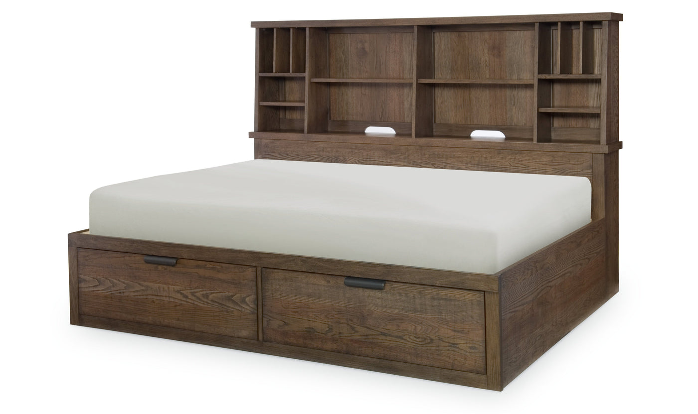 Complete Bookcase Lounge Bed, Full 4/6-Beds-Leahyco