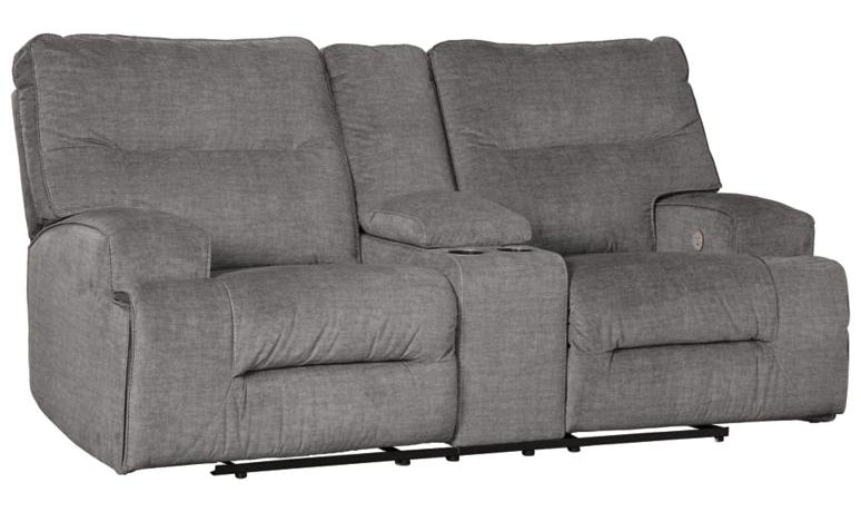 Coombs Power Reclining Loveseat with Console-Loveseats-Leahyco