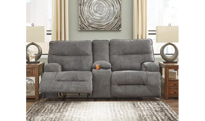 Coombs Power Reclining Loveseat with Console-Loveseats-Leahyco