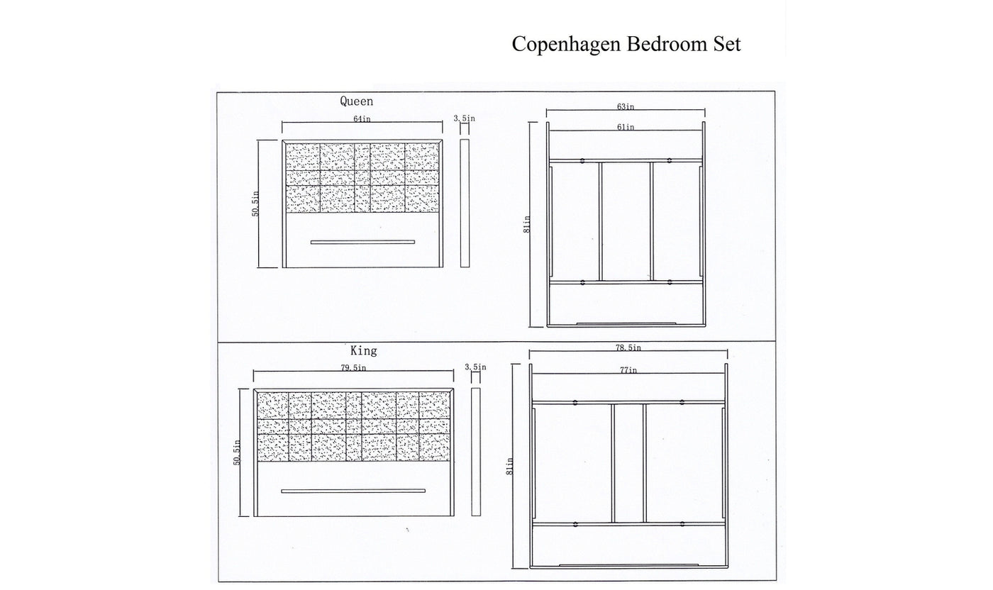 Copenhagen Bed-Beds-Leahyco