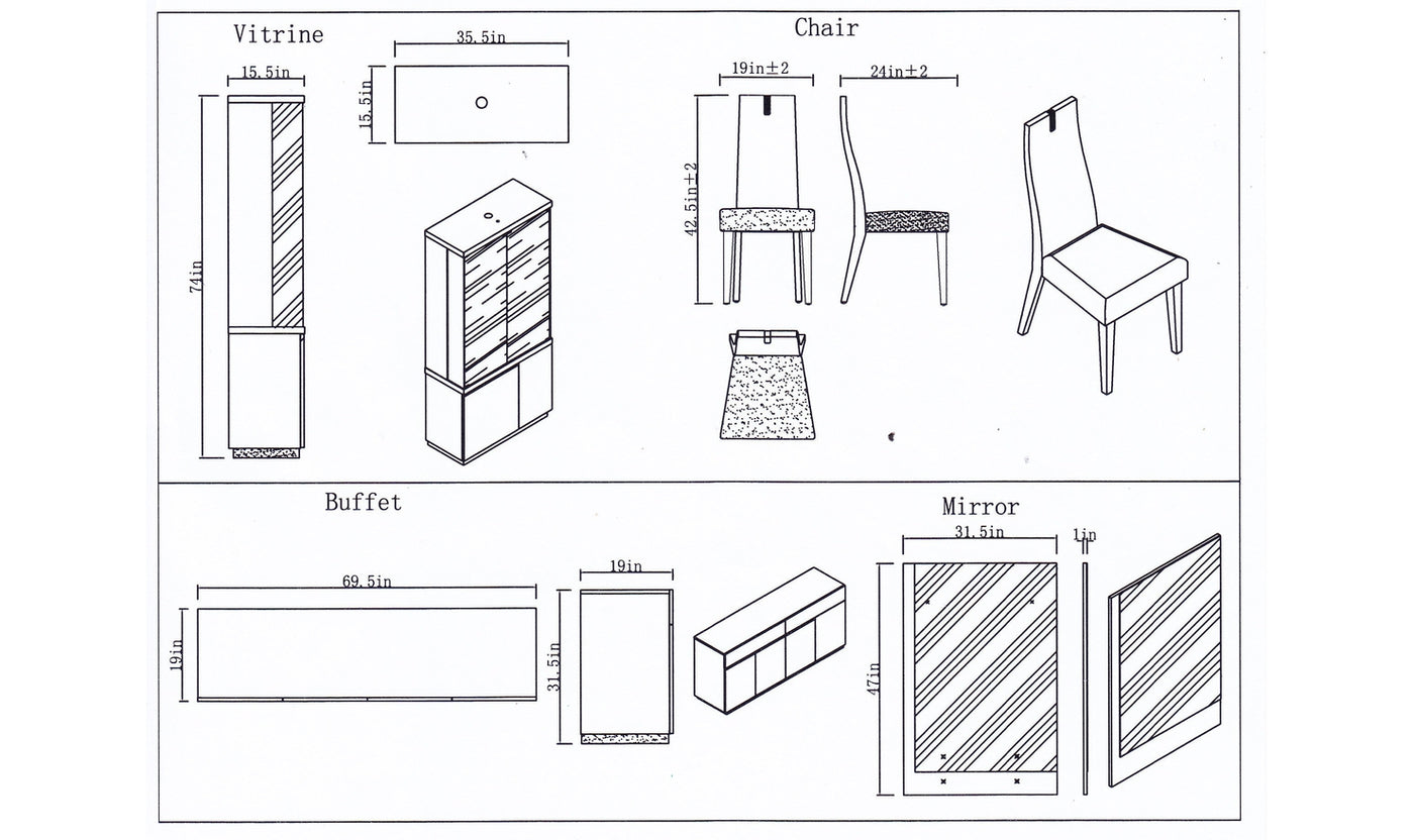 Copenhagen Dining chair-Dining Side Chairs-Leahyco