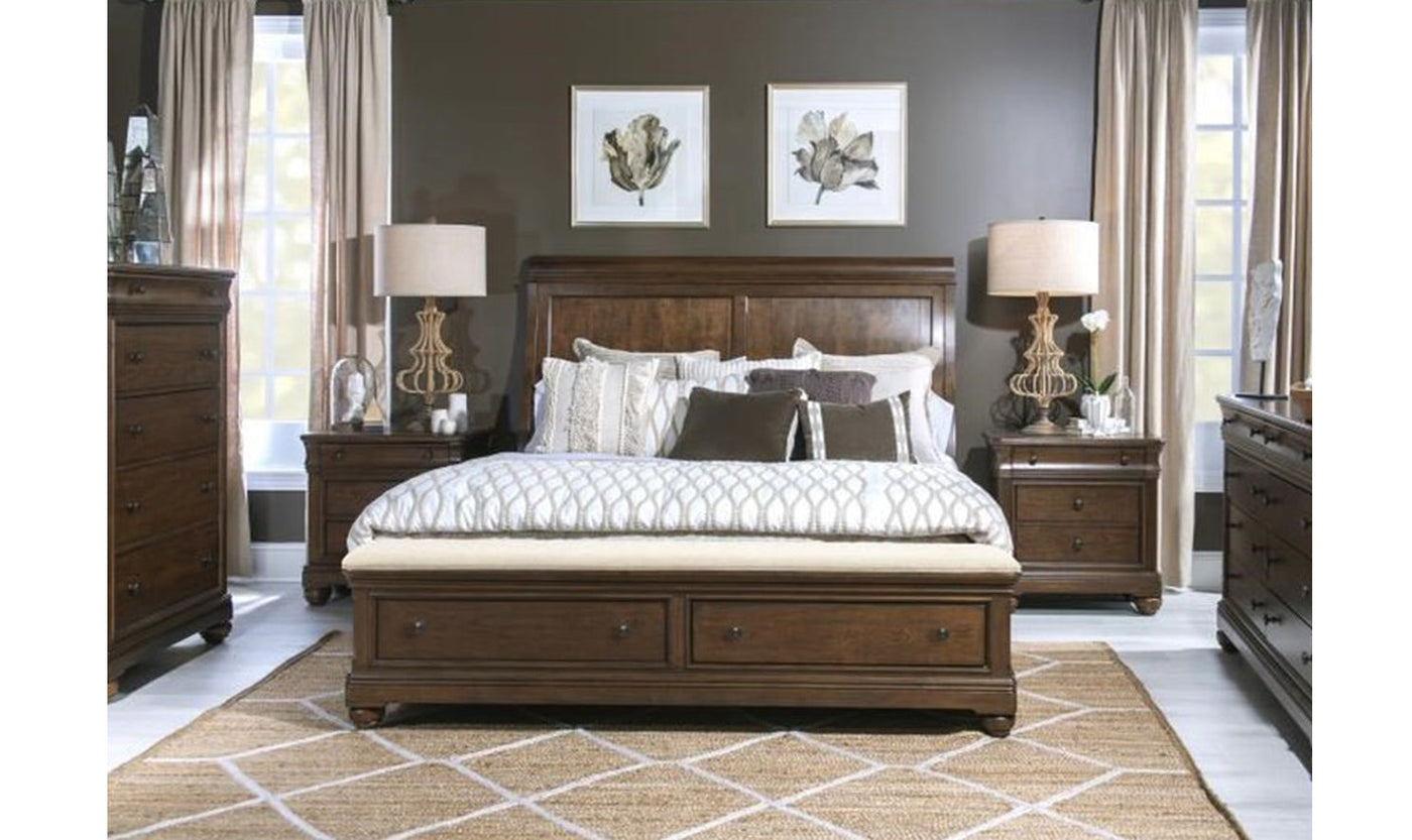 Coventry Sleigh Bedroom set-Bedroom Sets-Leahyco