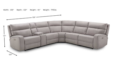 Cozy Motion Sectional Sofa-Sectional Sofas-Leahyco