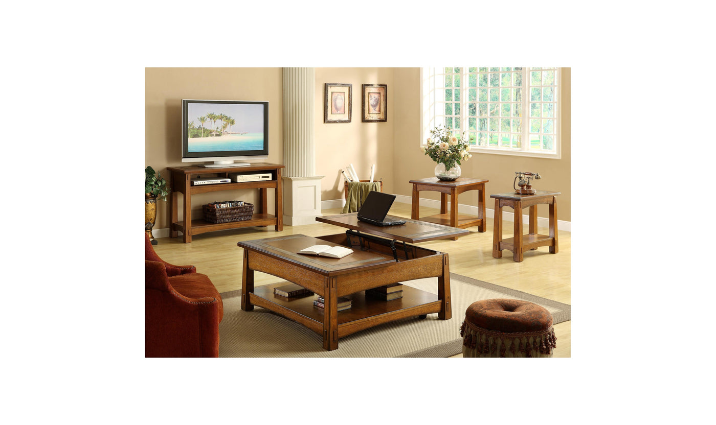 Craftsman Home Chairside Table-End Tables-Leahyco