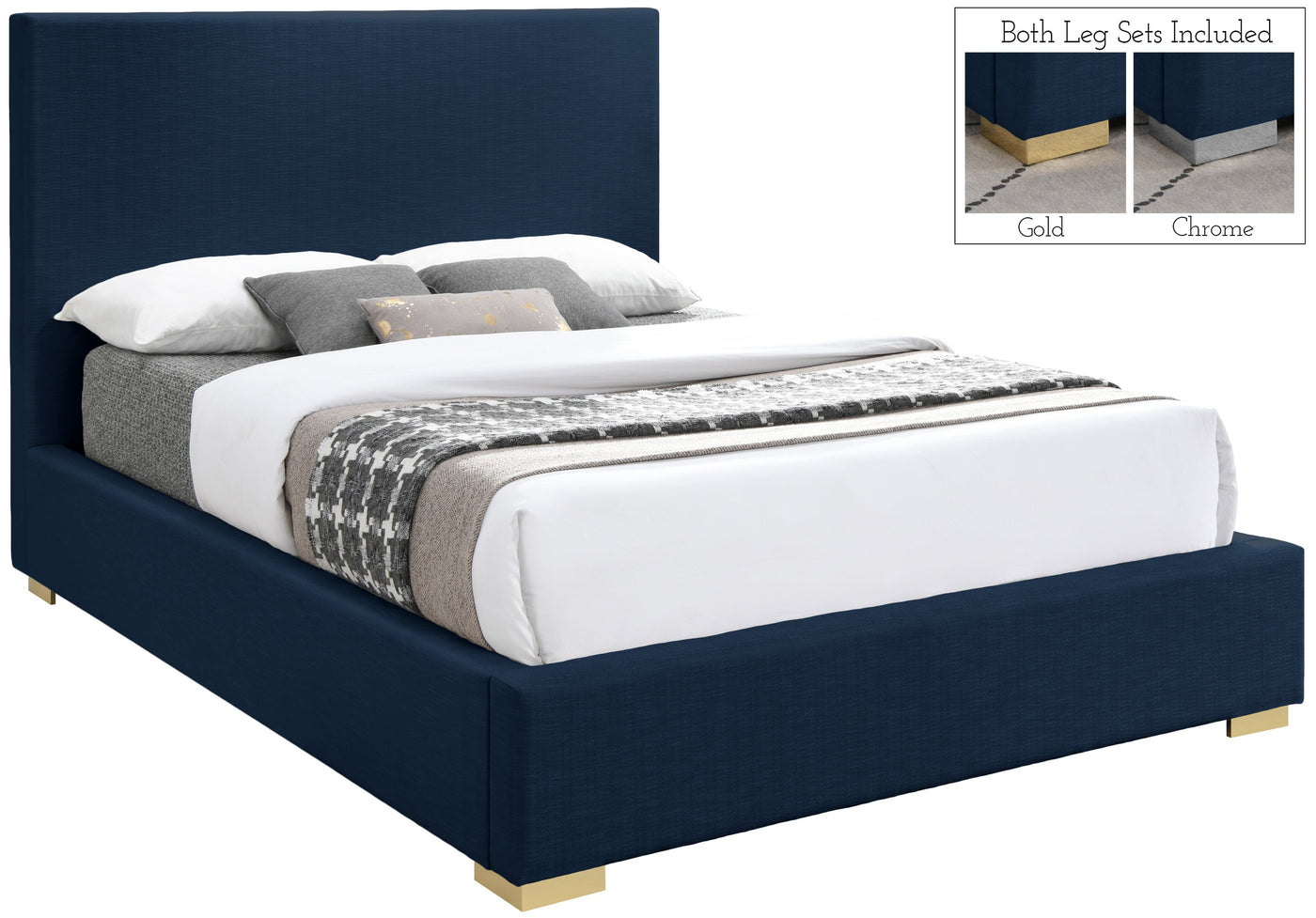 Crosby Linen Bed-Beds-Leahyco