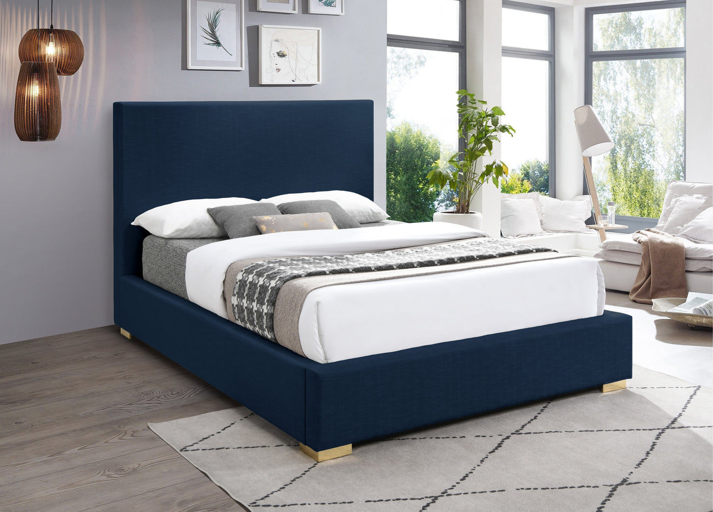 Crosby Linen Bed-Beds-Leahyco