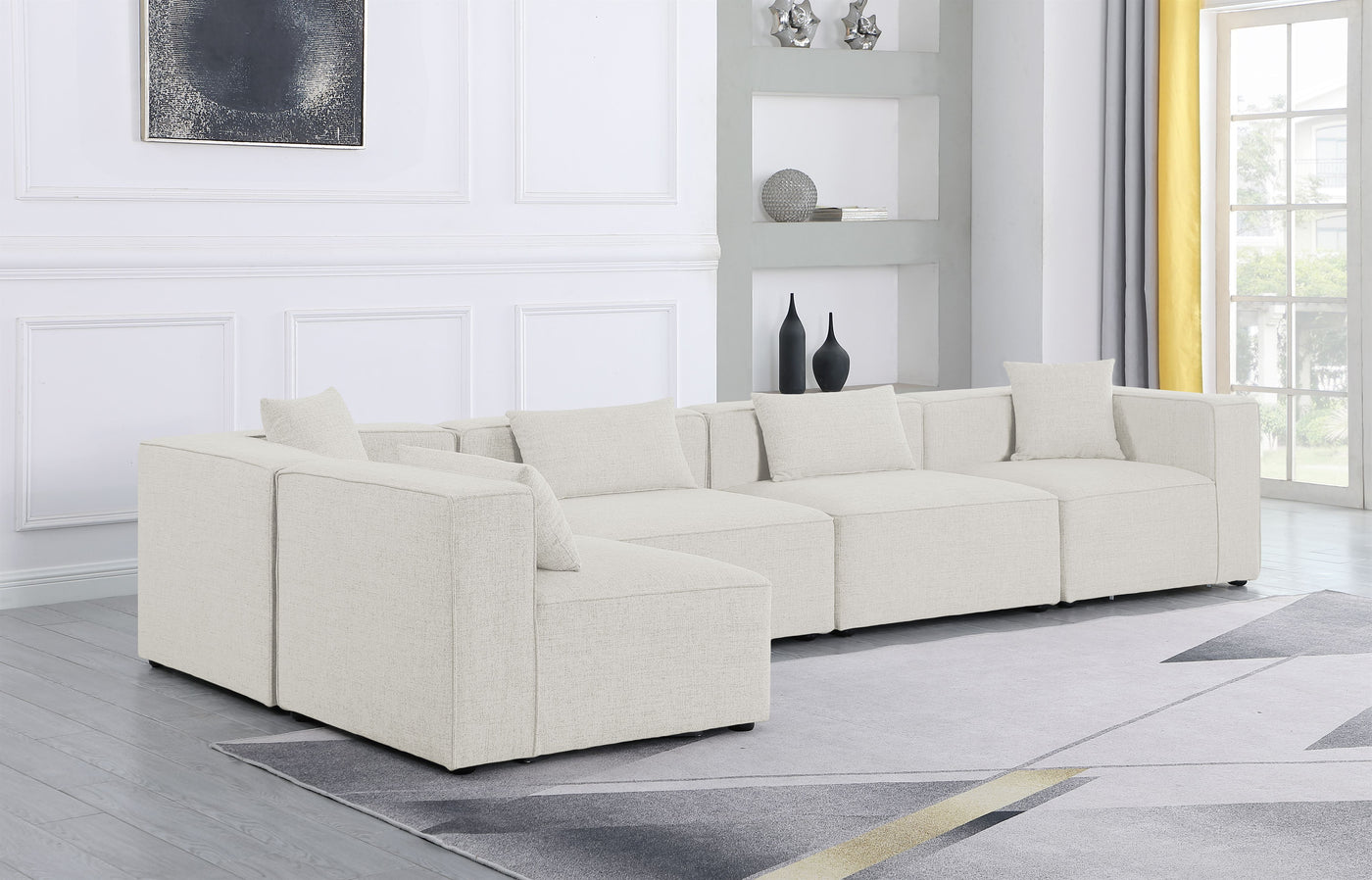 Cube Modular Sectional Sofa-Sectional Sofas-Leahyco