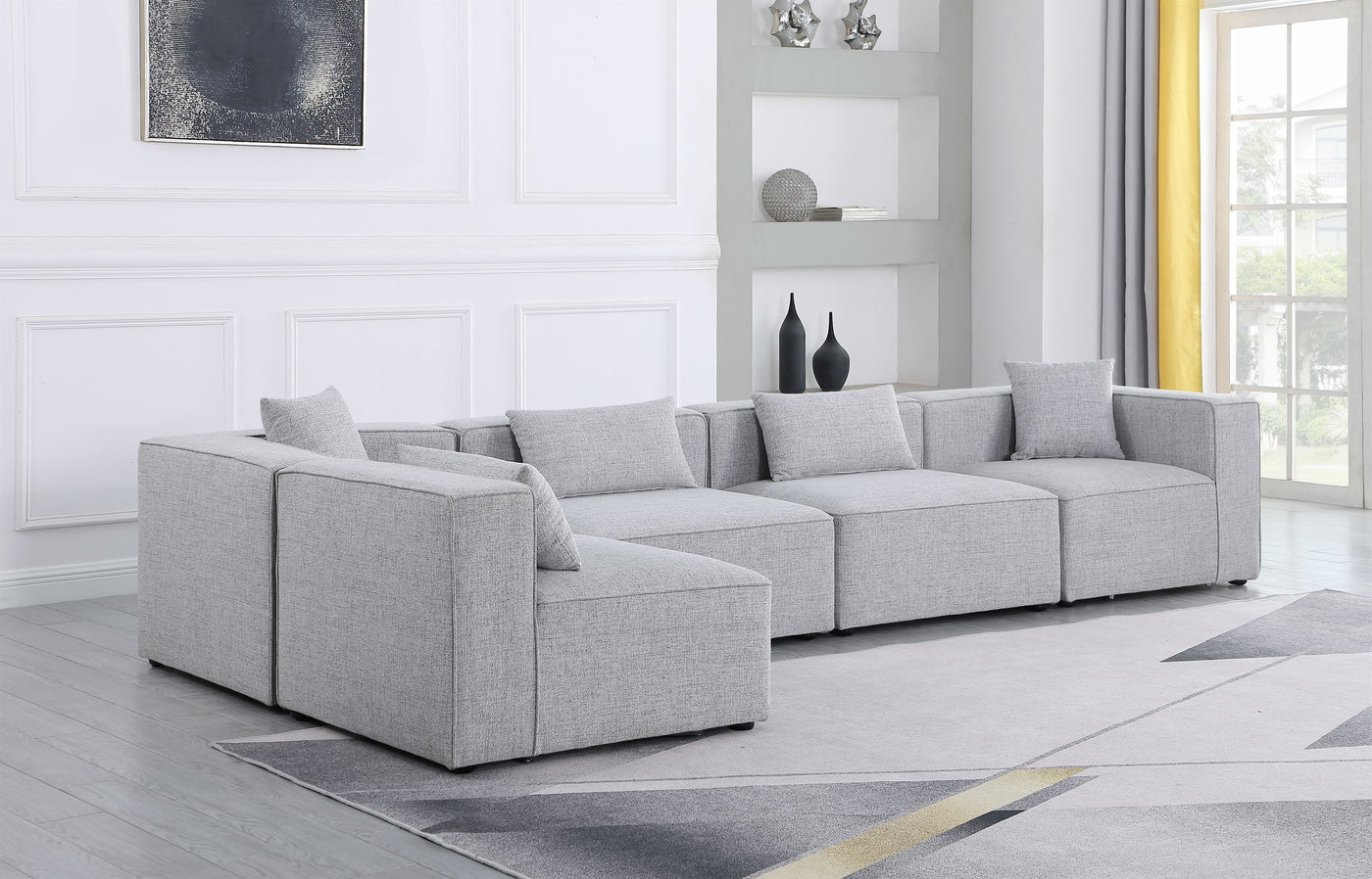 Cube Modular Sectional Sofa-Sectional Sofas-Leahyco