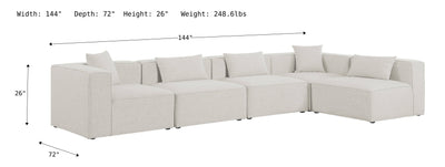 Cube Modular Sectional Sofa-Sectional Sofas-Leahyco