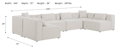 Cube Modular Sectional Sofa-Sectional Sofas-Leahyco