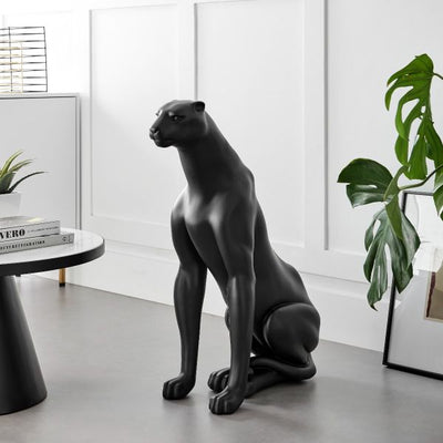 Boli Sitting Panther Sculpture 