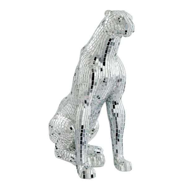 Boli Sitting Panther Sculpture 