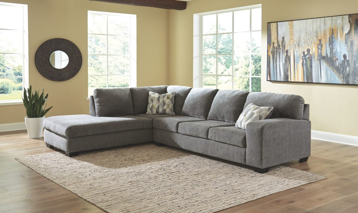 Dalhart Sectional Sofa-Sectional Sofas-Leahyco