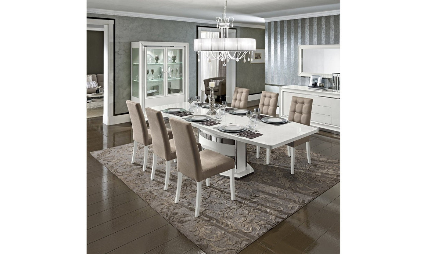 Dama Bianca Extendable Dining Table-Dining Tables-Leahyco