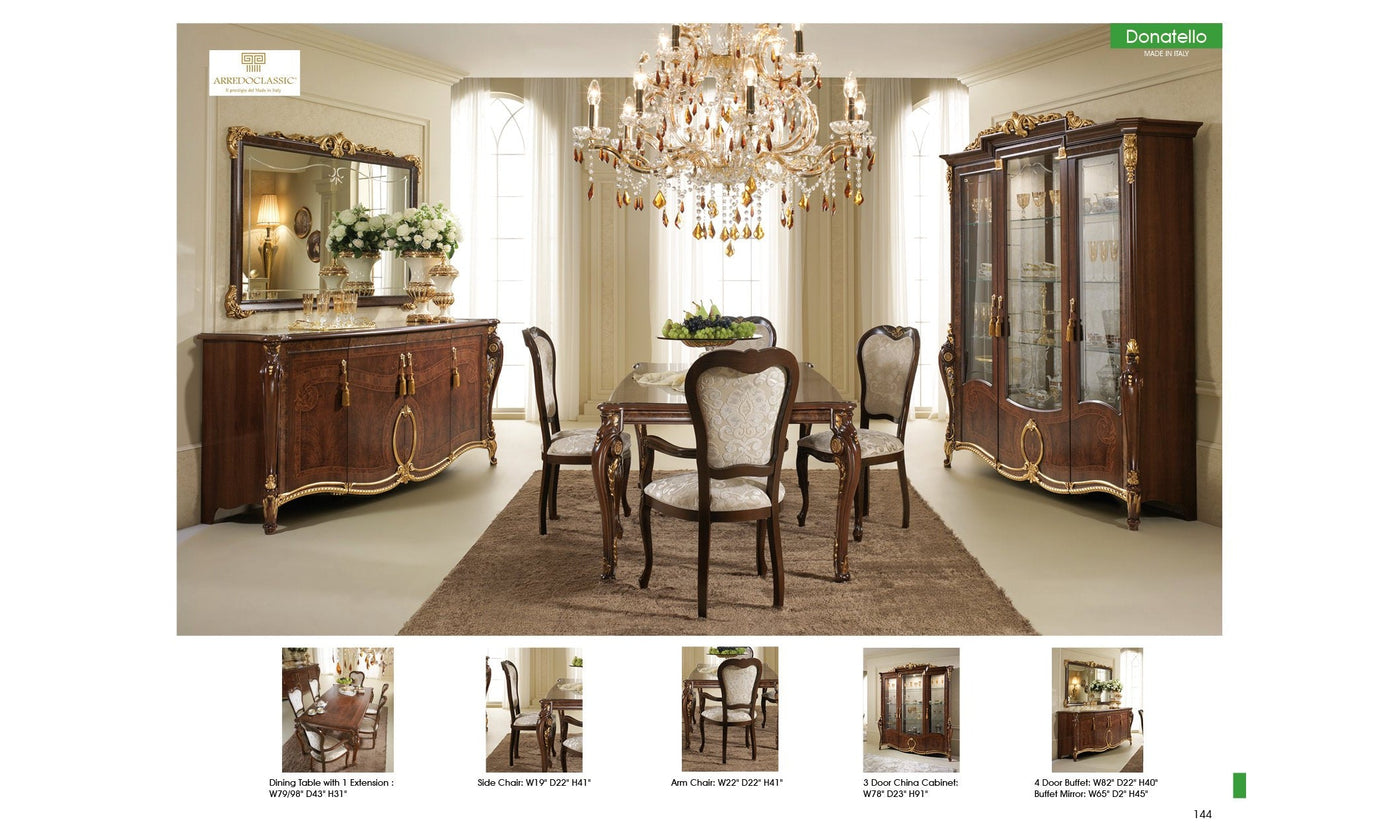 Donatello China Cabinet-China Cabinets-Leahyco