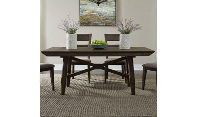 Double Bridge Trestle Dining Table-Dining Tables-Leahyco