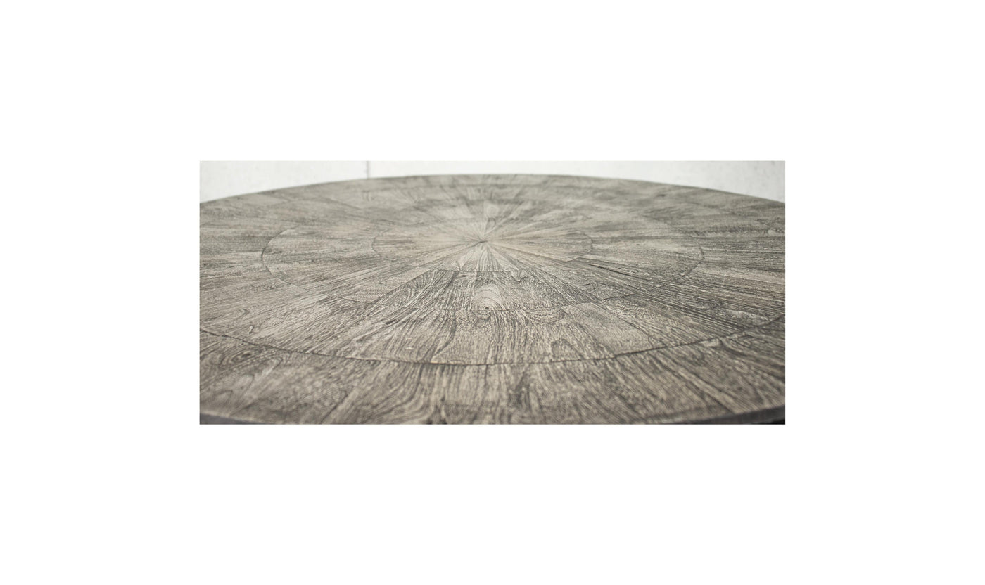 Drake Round Drum Cocktail Table-Coffee Tables-Leahyco