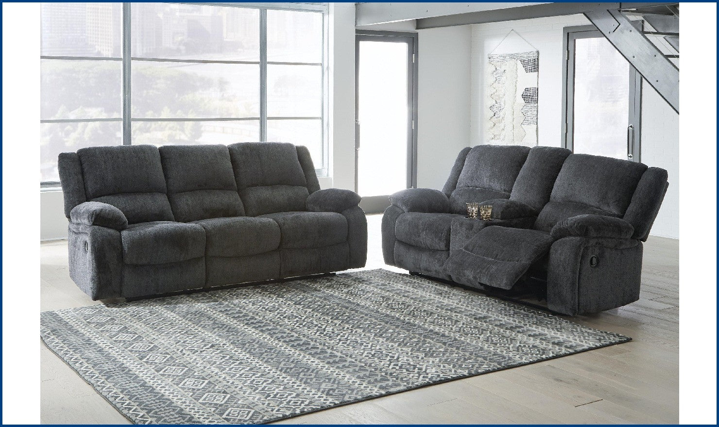 Draycoll Power Reclining Set-Living Room Sets-Leahyco