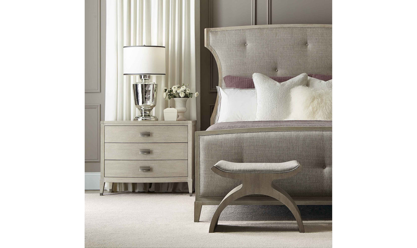 East Hampton 3-Drawers Nightstand-Nightstands-Leahyco