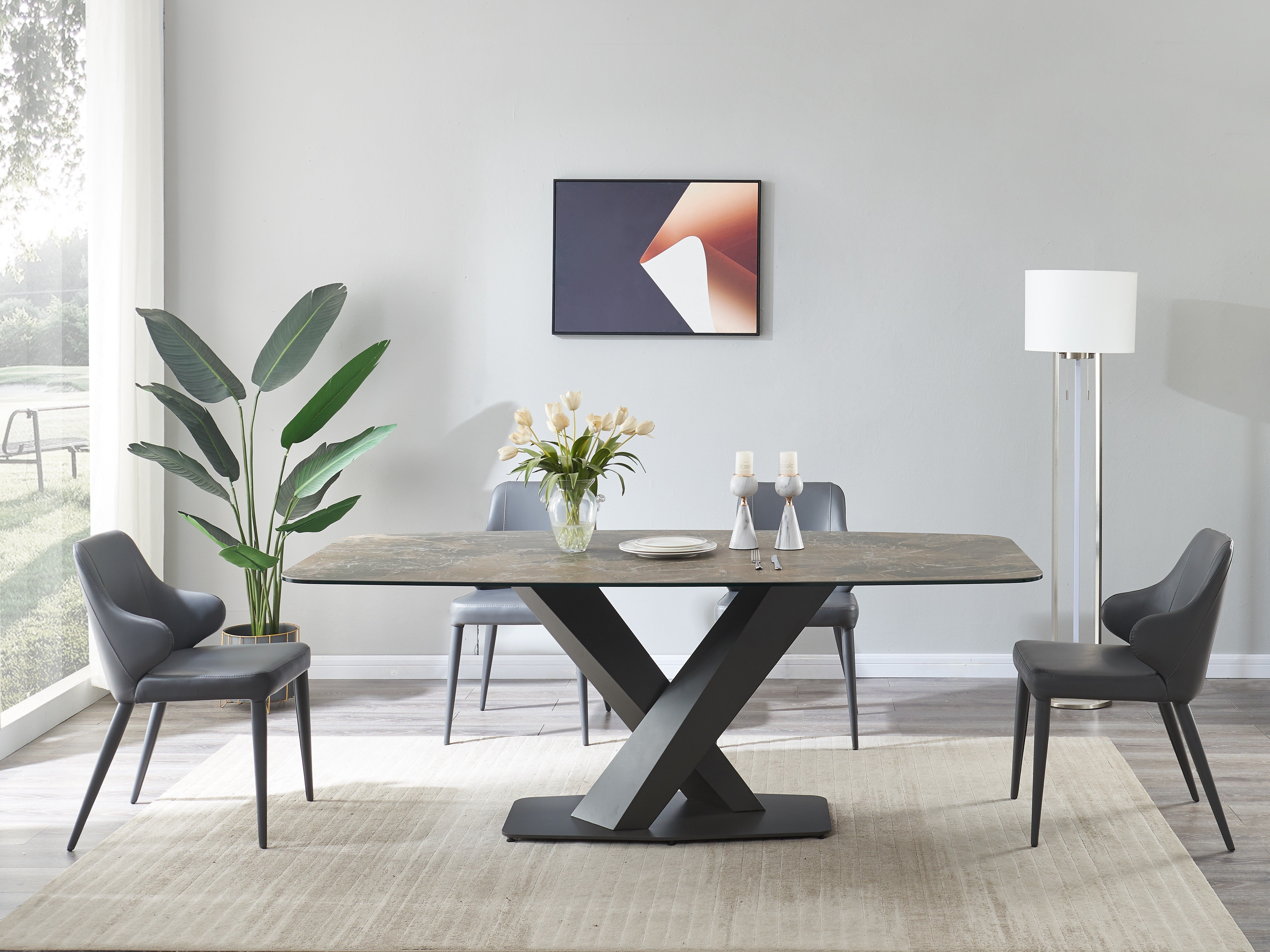 Elegance Fixed Dining Table-Dining Tables-Leahyco