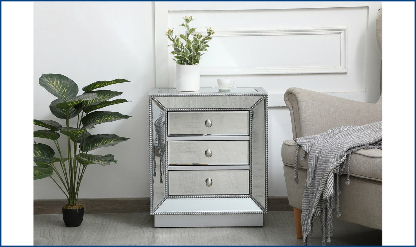 Elegant Chest-16S-Antique Silver-Storage Chests-Leahyco