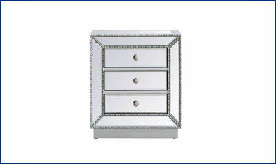 Elegant Chest-16S-Antique Silver-Storage Chests-Leahyco