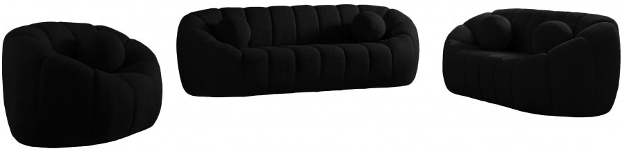 Elijah Boucle Loveseat-Loveseats-Leahyco