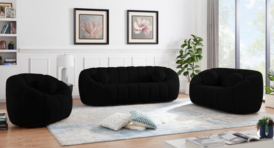 Elijah Boucle Loveseat-Loveseats-Leahyco