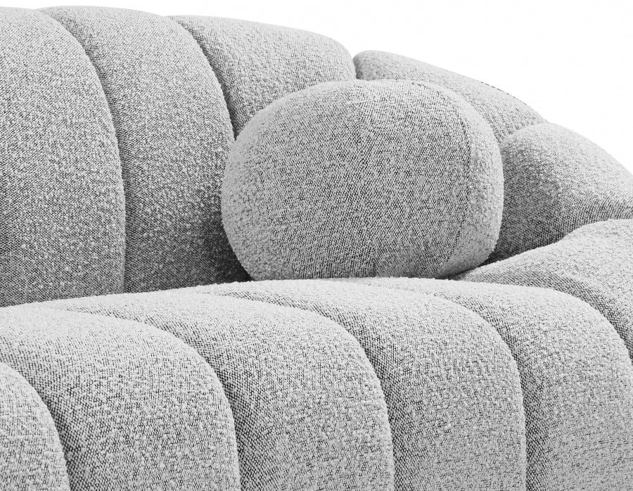 Elijah Boucle Loveseat-Loveseats-Leahyco