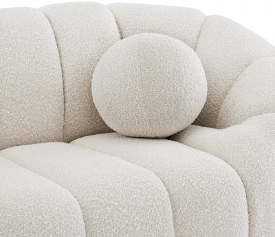 Elijah Boucle Loveseat-Loveseats-Leahyco