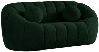 Elijah Boucle Loveseat-Loveseats-Leahyco