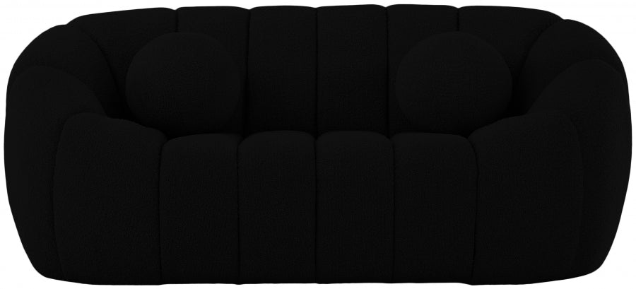 Elijah Boucle Loveseat-Loveseats-Leahyco