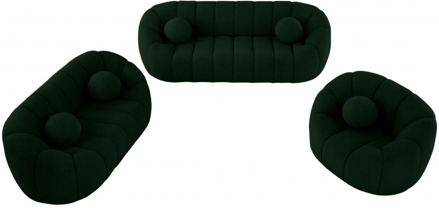 Elijah Boucle Loveseat-Loveseats-Leahyco