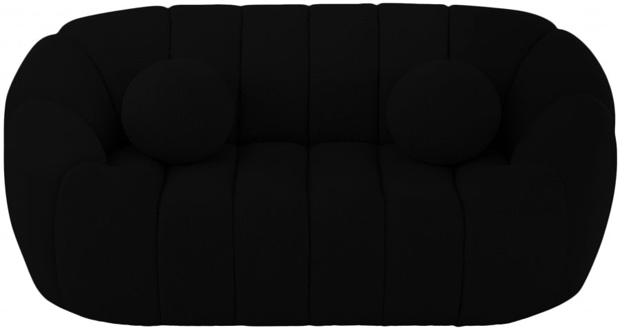 Elijah Boucle Loveseat-Loveseats-Leahyco