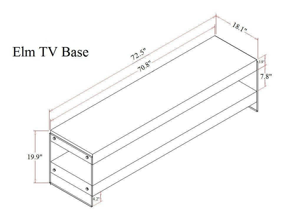 Elm TV Base-Entertainment Centers & Tv Stands-Leahyco