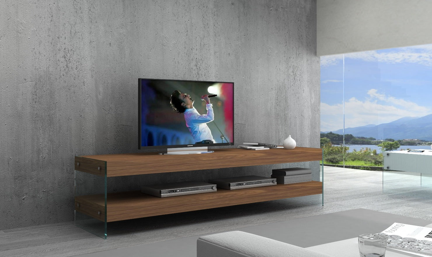 Elm TV Base-Entertainment Centers & Tv Stands-Leahyco