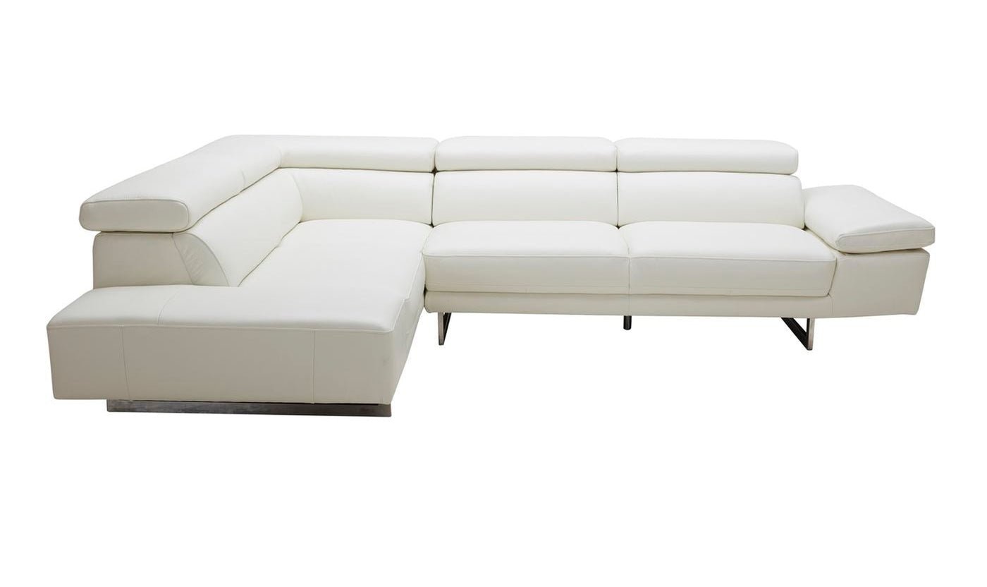 En-tete Italian Leather Sectional Sofa-Sectional Sofas-Leahyco