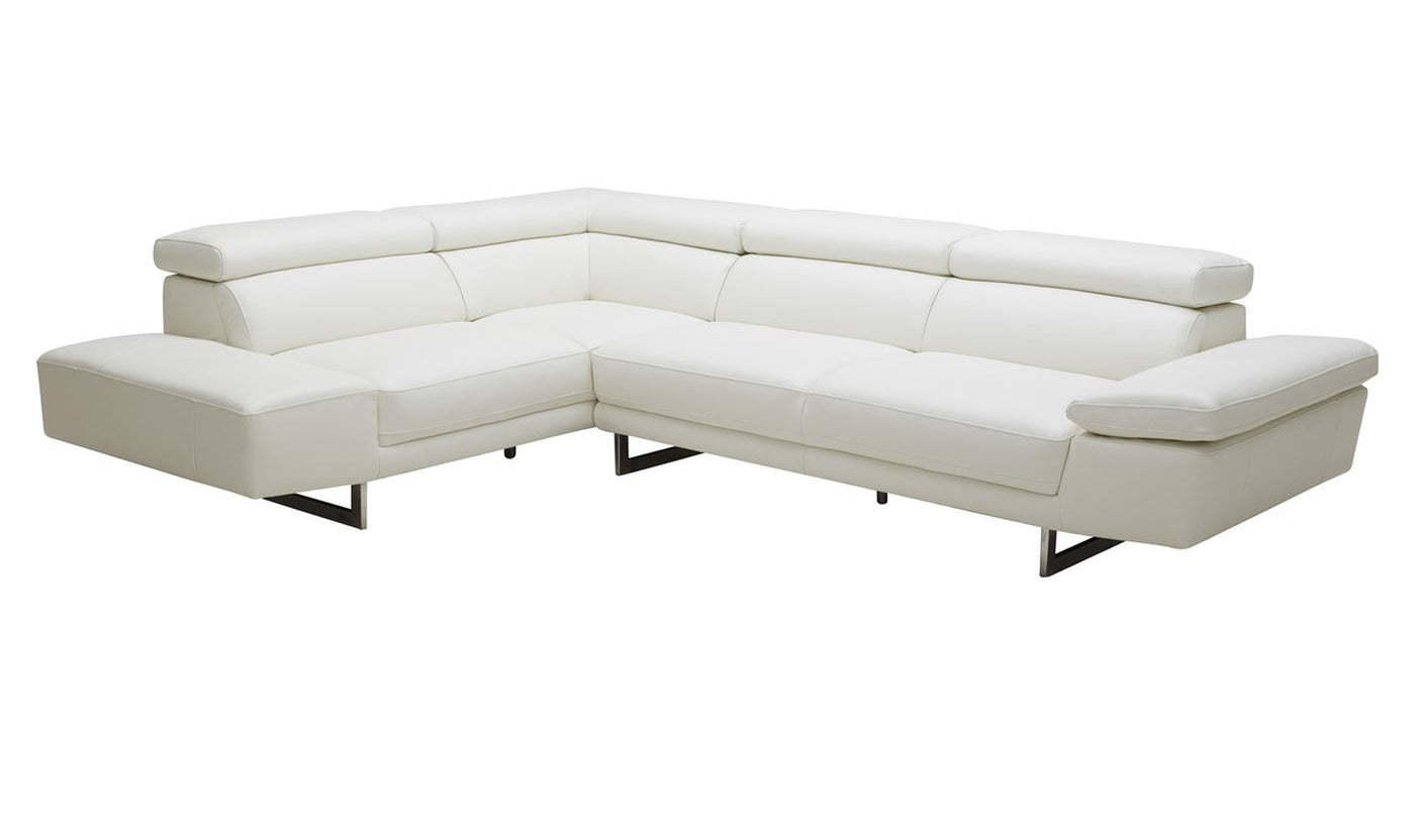 En-tete Italian Leather Sectional Sofa-Sectional Sofas-Leahyco