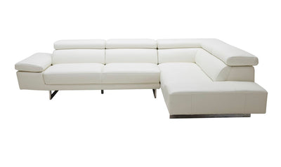 En-tete Italian Leather Sectional Sofa-Sectional Sofas-Leahyco